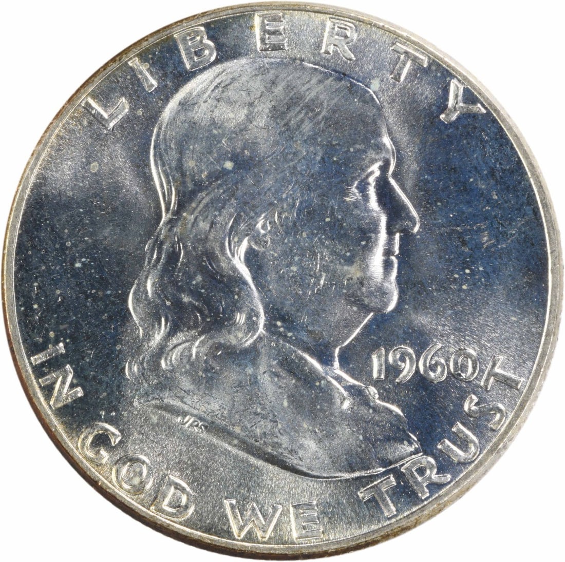 1960 Silver Franklin Half Dollar Choice Brilliant Uncirculated Uncertified (1 of 2)