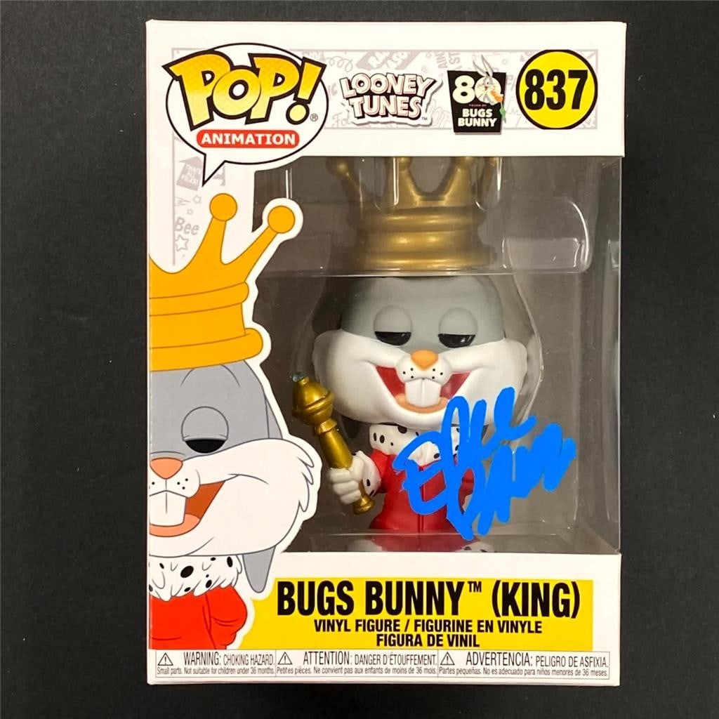 Autographed Bugs Bunny Funko Pop 837 by Eric Bauza Beckett Authenticated (1 of 7)