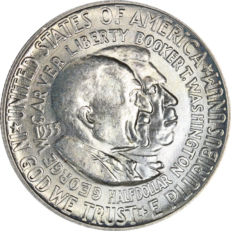 1953 S Silver Washington Carver Half Dollar (1 of 2)