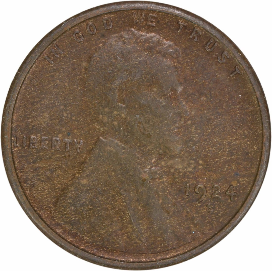 1924 S Lincoln Wheat Cent AU Copper Uncertified: 1924 S Lincoln Wheat Cent AU Copper Uncertified This 1924-S Lincoln Cent is a circulated coin composed of copper and features the classic Wheat reverse design. Graded as About Uncirculated (AU), it re