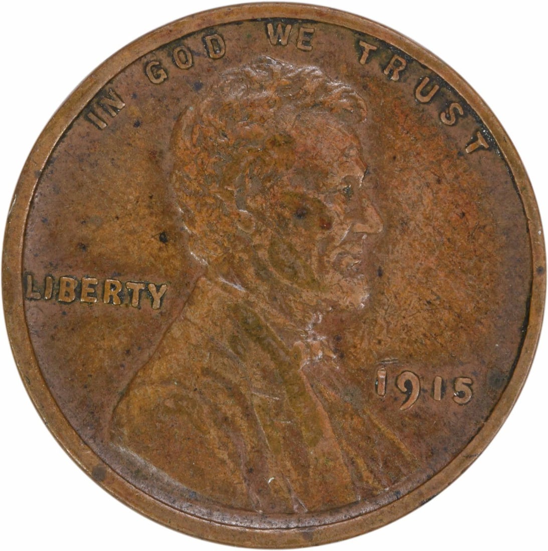 1915 Copper Lincoln Wheat Cent EF Uncertified (1 of 2)