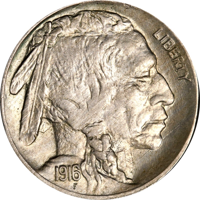1916 Philadelphia Buffalo Five Cent Coin (1 of 2)