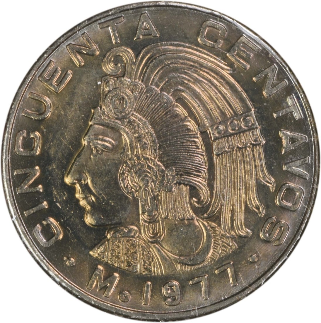Mexico 1977 50 Centavos KM 452 Choice Brilliant Uncirculated Coin Uncertified: Mexico 1977 50 Centavos KM 452 Choice Brilliant Uncirculated Coin Uncertified This 1977 Mexico 50 Centavos coin (KM452) is in uncirculated condition. It is uncertified and originates from Mexico. The 