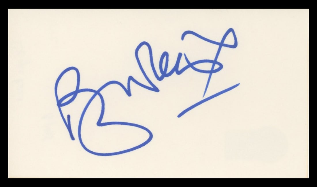 Roger Rees Signed 3x5 Index Card Beckett Authenticated Cheers Autograph (1 of 2)