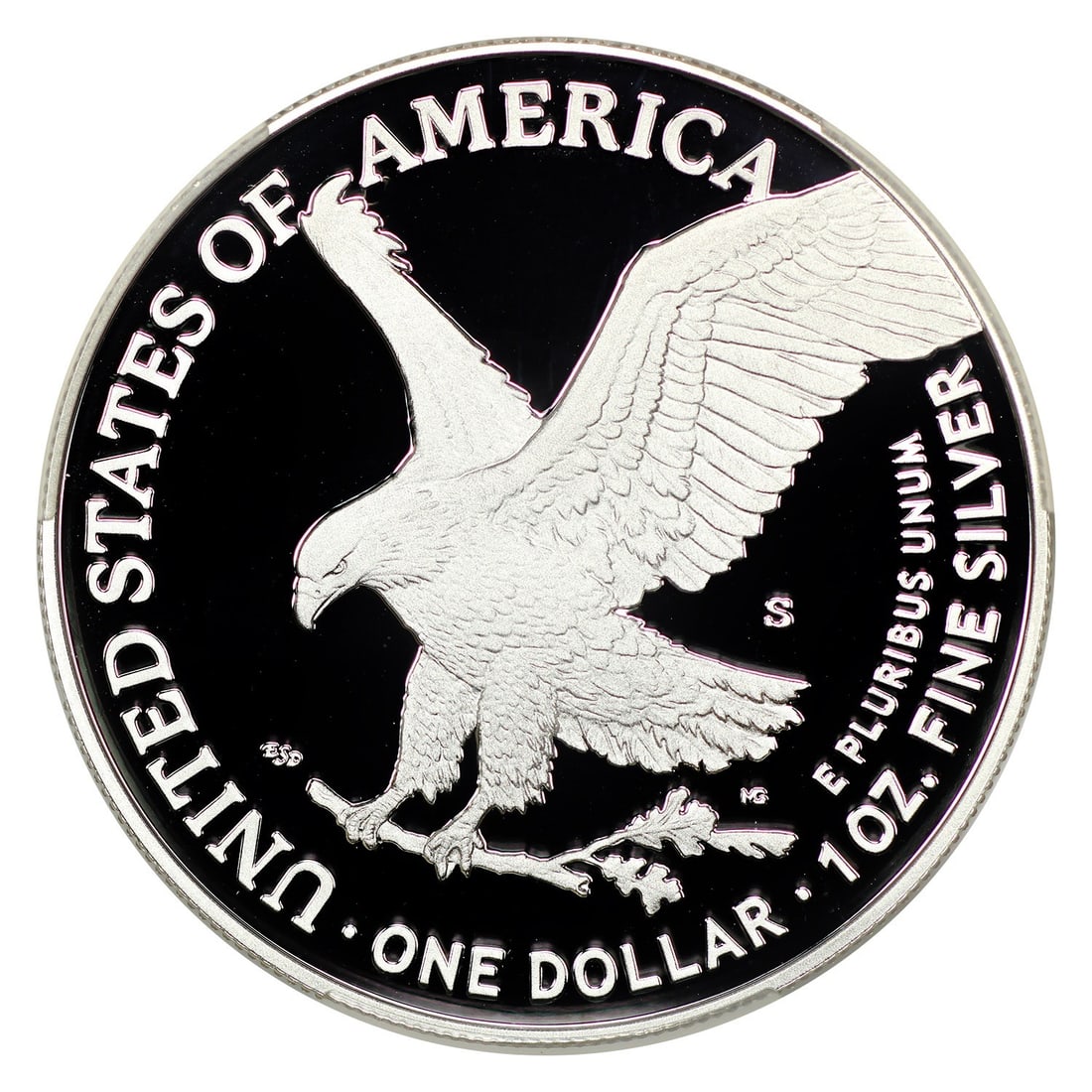 2025 Navy Privy Silver Eagle Dollar PR70DCAM CACG Certified San Francisco - 4