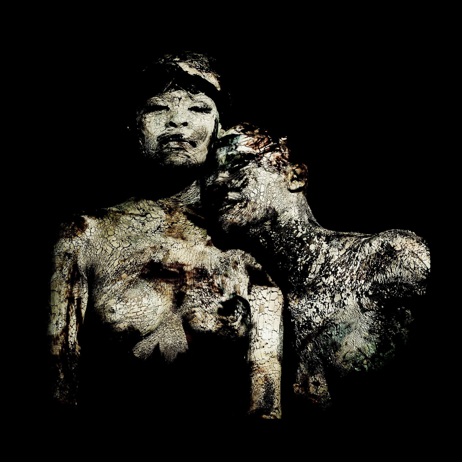 Giuliano Bekor FS30B limited edition archival pigment photo 40 x 40: Giuliano Bekor FS30B limited edition archival pigment photo 40 x 40 This is a limited edition abstract photographic print titled "FS30B" by Giuliano Bekor, part of the Facescape Series. Created in 201
