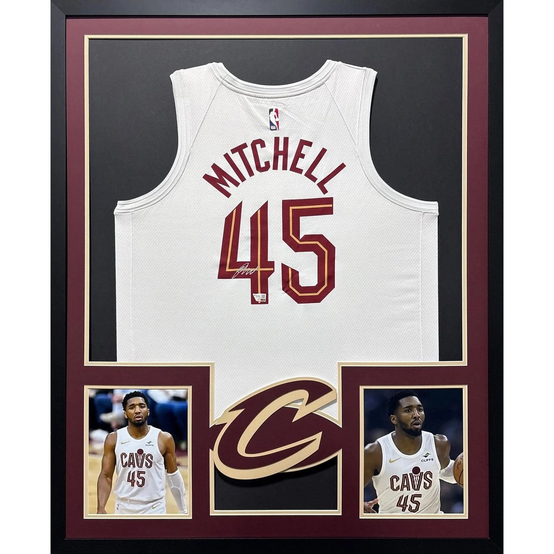 Framed Cavaliers Jersey Signed by Donovan Mitchell Fanatics Authenticated (1 of 2)