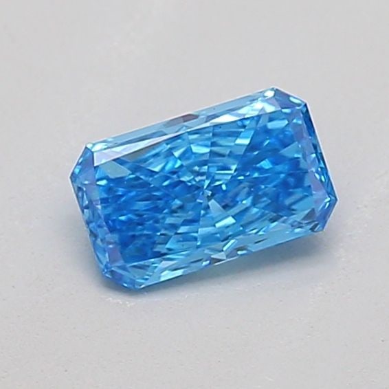 Loose Diamond - RADIANT 0.24ct Fancy Vivid Blue VS1: Loose Diamond - RADIANT 0.24ct Fancy Vivid Blue VS1 Source: This is a real non-mined Diamond that has been grown in a lab Shape: RADIANT Carats: 0.24 Color: Fancy Vivid Blue Certification: IGI Additio