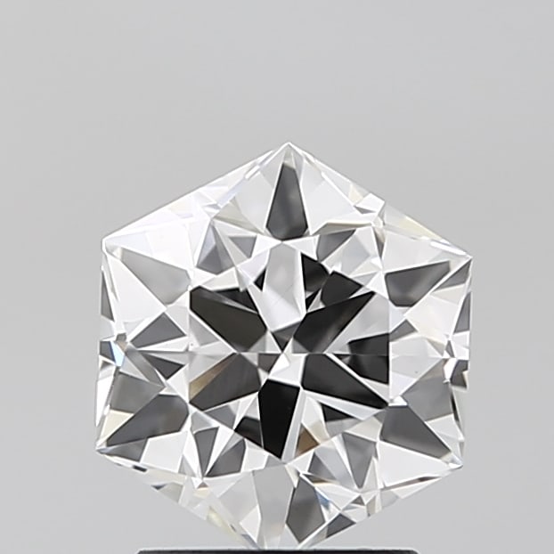 Loose Diamond - HEXAGONAL 2.15ct E VVS2: Loose Diamond - HEXAGONAL 2.15ct E VVS2 Source: This is a real non-mined Diamond that has been grown in a lab Shape: HEXAGONAL Carats: 2.15 Color: E Clarity: VVS2 Certification: IGI Condition: Pre-Own