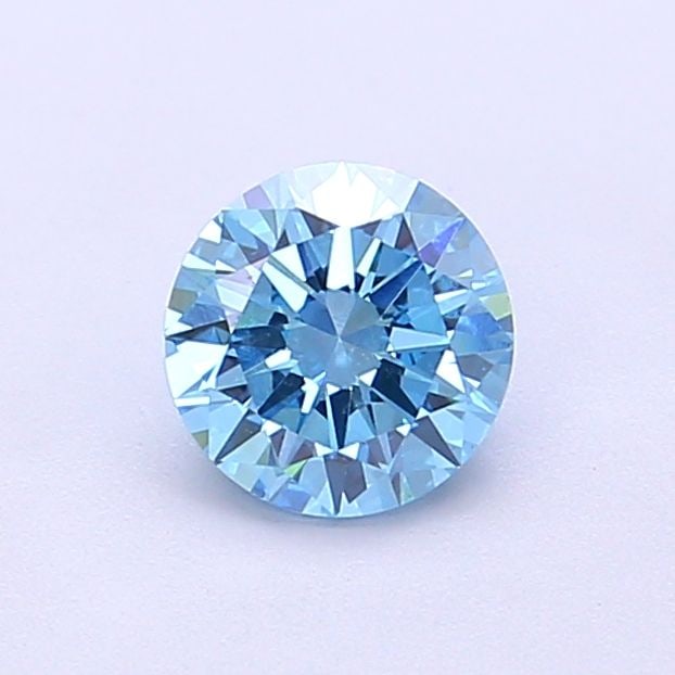 Loose Diamond - ROUND 0.65ct Fancy Vivid Blue VS1: Loose Diamond - ROUND 0.65ct Fancy Vivid Blue VS1 Source: This is a real non-mined Diamond that has been grown in a lab Shape: ROUND Carats: 0.65 Color: Fancy Vivid Blue Certification: IGI Video: