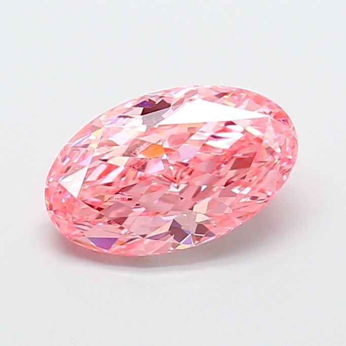 Loose Diamond - OVAL 2.64ct Fancy Vivid Pink VS1: Loose Diamond - OVAL 2.64ct Fancy Vivid Pink VS1 Source: This is a real non-mined Diamond that has been grown in a lab Shape: OVAL Carats: 2.64 Color: Fancy Vivid Pink Certification: IGI Video: