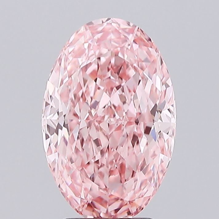 Loose Diamond - OVAL 2.92ct Fancy Vivid Pink VS1: Loose Diamond - OVAL 2.92ct Fancy Vivid Pink VS1 Source: This is a real non-mined Diamond that has been grown in a lab Shape: OVAL Carats: 2.92 Color: Fancy Vivid Pink Certification: IGI Video: