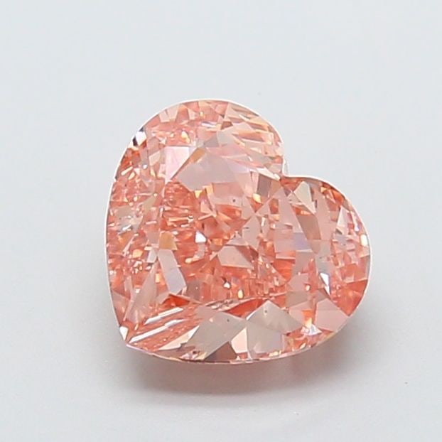 Loose Diamond - HEART 2.72ct Fancy Pink Brown VS2: Loose Diamond - HEART 2.72ct Fancy Pink Brown VS2 Source: This is a real non-mined Diamond that has been grown in a lab Shape: HEART Carats: 2.72 Color: Fancy Pink Brown Certification: IGI Video: