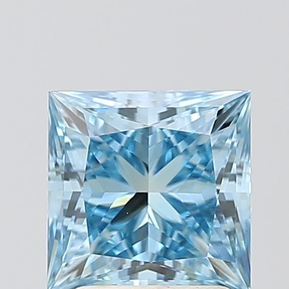Loose Diamond - PRINCESS 2.26ct Fancy Vivid Blue VS1: Loose Diamond - PRINCESS 2.26ct Fancy Vivid Blue VS1 Source: This is a real non-mined Diamond that has been grown in a lab Shape: PRINCESS Carats: 2.26 Color: Fancy Vivid Blue Certification: IGI Video