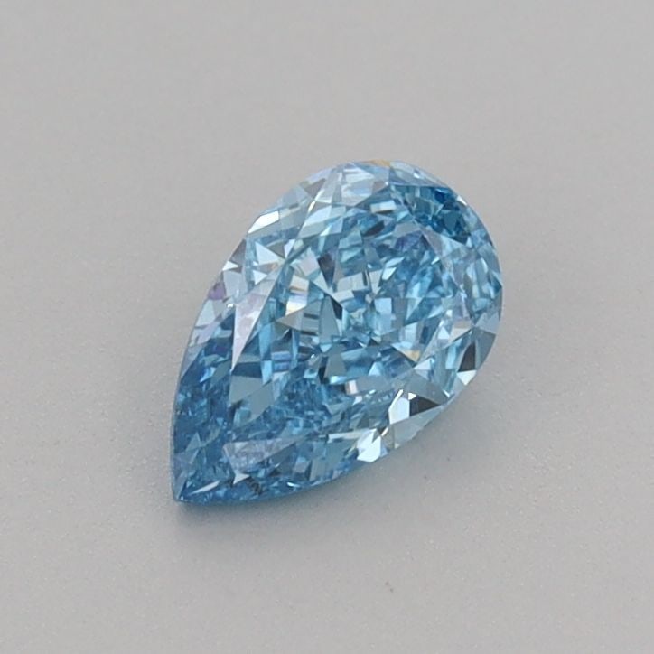 Loose Diamond - PEAR 0.46ct Fancy Vivid Blue VS2: Loose Diamond - PEAR 0.46ct Fancy Vivid Blue VS2 Source: This is a real non-mined Diamond that has been grown in a lab Shape: PEAR Carats: 0.46 Color: Fancy Vivid Blue Certification: IGI Video: