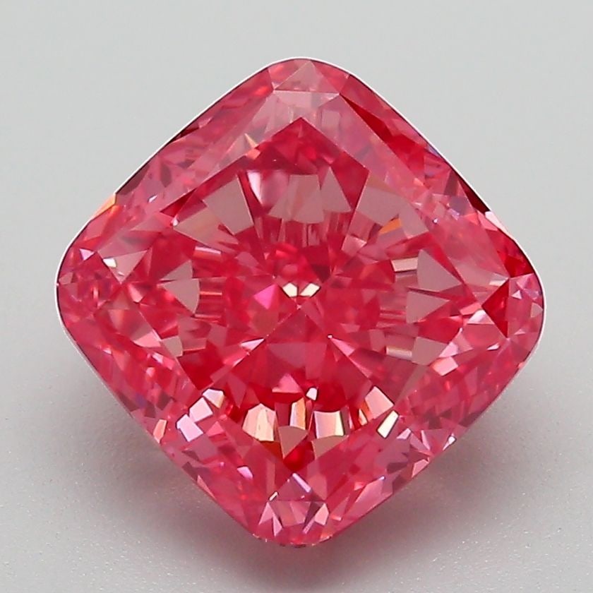 Loose Diamond - CUSHION MODIFIED 3.86ct Fancy Vivid Pink VS1: Loose Diamond - CUSHION MODIFIED 3.86ct Fancy Vivid Pink VS1 Source: This is a real non-mined Diamond that has been grown in a lab Shape: CUSHION MODIFIED Carats: 3.86 Color: Fancy Vivid Pink Certific
