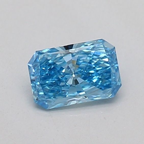 Loose Diamond - RADIANT 0.21ct Fancy Vivid Blue VS1: Loose Diamond - RADIANT 0.21ct Fancy Vivid Blue VS1 Source: This is a real non-mined Diamond that has been grown in a lab Shape: RADIANT Carats: 0.21 Color: Fancy Vivid Blue Certification: IGI Video:
