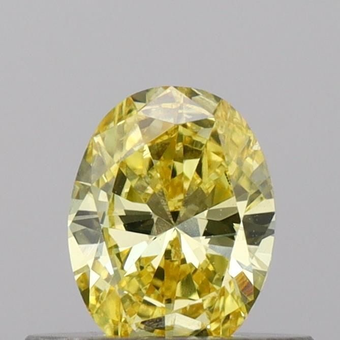 Loose Diamond - OVAL 0.41ct Fancy Intense Yellow VS1: Loose Diamond - OVAL 0.41ct Fancy Intense Yellow VS1 Source: This is a real non-mined Diamond that has been grown in a lab Shape: OVAL Carats: 0.41 Color: Fancy Intense Yellow Certification: IGI Video