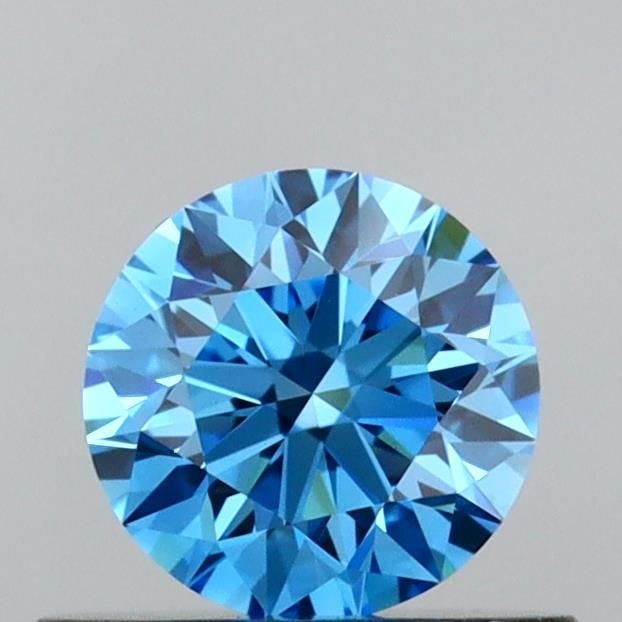 Ideal Loose Diamond - ROUND 0.48ct Fancy Vivid Blue VVS2: Ideal Loose Diamond - ROUND 0.48ct Fancy Vivid Blue VVS2 Source: This is a real non-mined Diamond that has been grown in a lab Shape: ROUND Carats: 0.48 Color: Fancy Vivid Blue Certification: IGI Vide