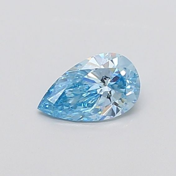 Loose Diamond - PEAR 0.62ct Fancy Vivid Blue VS2: Loose Diamond - PEAR 0.62ct Fancy Vivid Blue VS2 Source: This is a real non-mined Diamond that has been grown in a lab Shape: PEAR Carats: 0.62 Color: Fancy Vivid Blue Certification: IGI Additional im