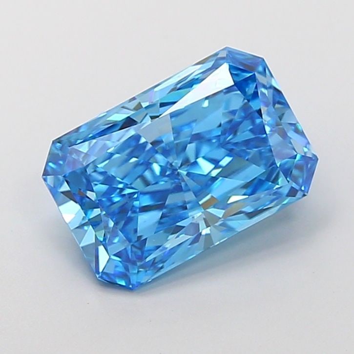 Loose Diamond - RADIANT 3.08ct Fancy Vivid Blue VS1: Loose Diamond - RADIANT 3.08ct Fancy Vivid Blue VS1 Source: This is a real non-mined Diamond that has been grown in a lab Shape: RADIANT Carats: 3.08 Color: Fancy Vivid Blue Certification: IGI Video: