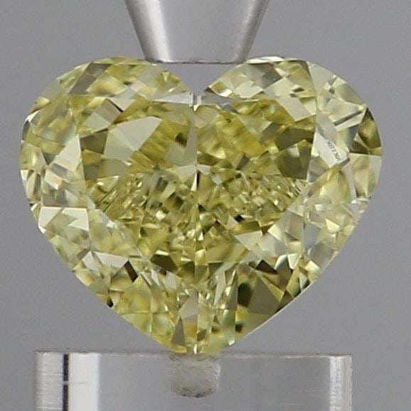 Loose Diamond - HEART 1.0ct Fancy Intense Yellow VS1: Loose Diamond - HEART 1.0ct Fancy Intense Yellow VS1 Source: This is a real non-mined Diamond that has been grown in a lab Shape: HEART Carats: 1.0 Color: Fancy Intense Yellow Certification: IGI Video