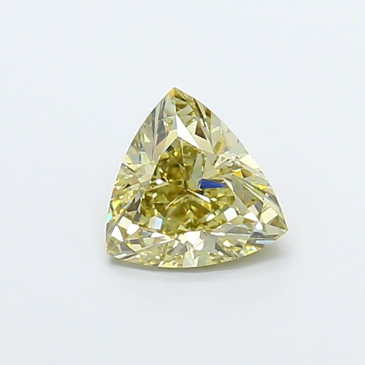 Loose Diamond - TRIANGULAR 1.0ct Fancy Light Yellow VS1: Loose Diamond - TRIANGULAR 1.0ct Fancy Light Yellow VS1 Source: This is a real non-mined Diamond that has been grown in a lab Shape: TRIANGULAR Carats: 1.0 Color: Fancy Light Yellow Certification: IGI