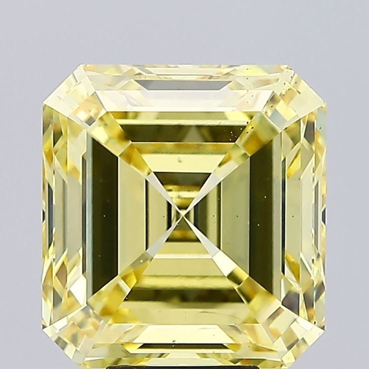 Loose Diamond - EMERALD 9.02ct Fancy Intense Yellow VS2: Loose Diamond - EMERALD 9.02ct Fancy Intense Yellow VS2 Source: This is a real non-mined Diamond that has been grown in a lab Shape: EMERALD Carats: 9.02 Color: Fancy Intense Yellow Certification: IGI