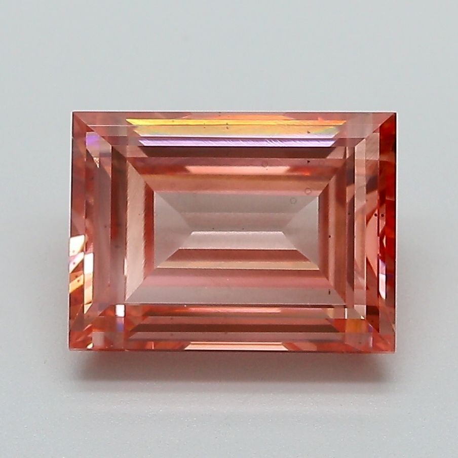 Loose Diamond - BAGUETTE 2.8ct Fancy Vivid Pink VS2: Loose Diamond - BAGUETTE 2.8ct Fancy Vivid Pink VS2 Source: This is a real non-mined Diamond that has been grown in a lab Shape: BAGUETTE Carats: 2.8 Color: Fancy Vivid Pink Certification: IGI Video: