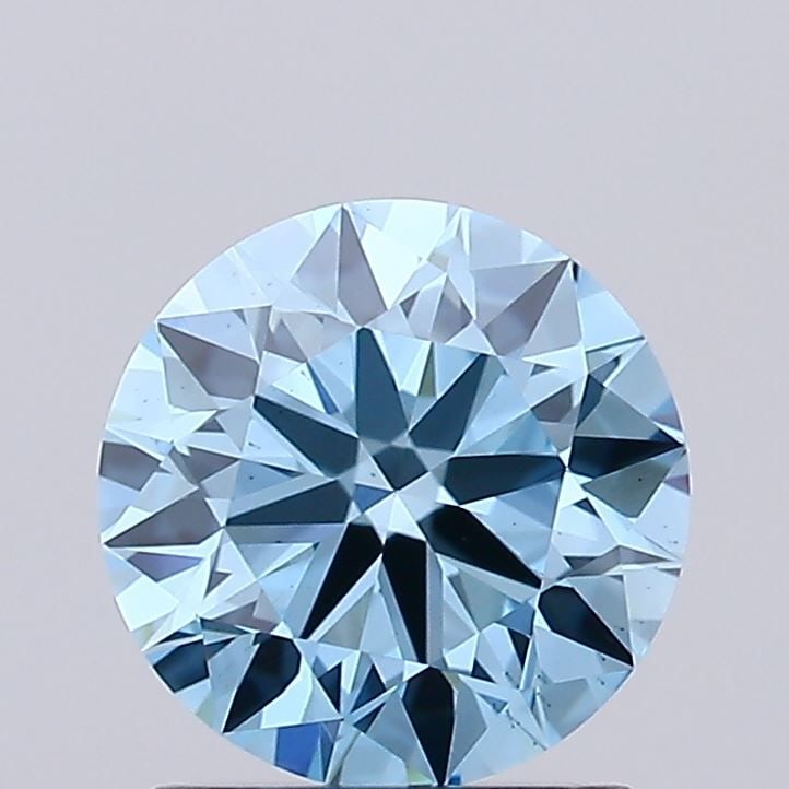 Loose Diamond - ROUND 1.14ct Fancy Vivid Blue VS1: Loose Diamond - ROUND 1.14ct Fancy Vivid Blue VS1 Source: This is a real non-mined Diamond that has been grown in a lab Shape: ROUND Carats: 1.14 Color: Fancy Vivid Blue Certification: NONE Video: