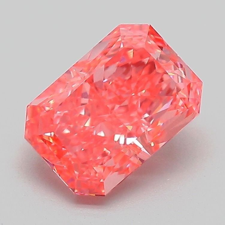 Loose Diamond - RADIANT 1.72ct Fancy Vivid Pink VVS2: Loose Diamond - RADIANT 1.72ct Fancy Vivid Pink VVS2 Source: This is a real non-mined Diamond that has been grown in a lab Shape: RADIANT Carats: 1.72 Color: Fancy Vivid Pink Certification: IGI Video: