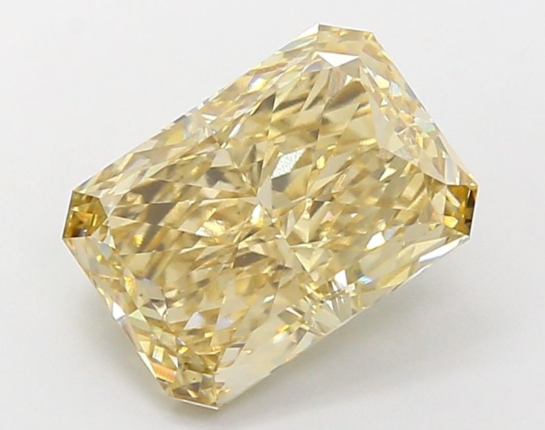 Loose Diamond - CUSHION MODIFIED 3.8ct Fancy Yellow VS1: Loose Diamond - CUSHION MODIFIED 3.8ct Fancy Yellow VS1 Source: This is a real non-mined Diamond that has been grown in a lab Shape: CUSHION MODIFIED Carats: 3.8 Color: Fancy Yellow Certification: IGI