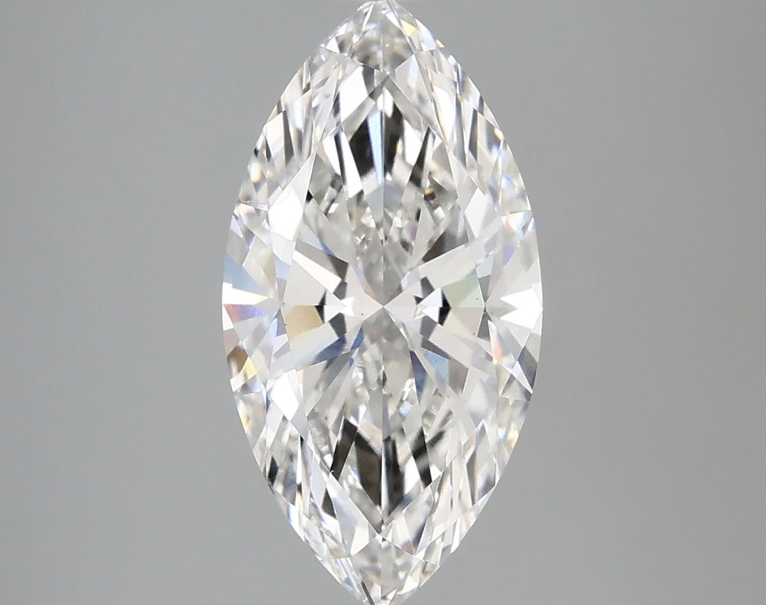 Loose Diamond - MARQUISE 2.5ct E VS1: Loose Diamond - MARQUISE 2.5ct E VS1 Source: This is a real non-mined Diamond that has been grown in a lab Shape: MARQUISE Carats: 2.5 Color: E Clarity: VS1 Certification: IGI Condition: Pre-Owned Add