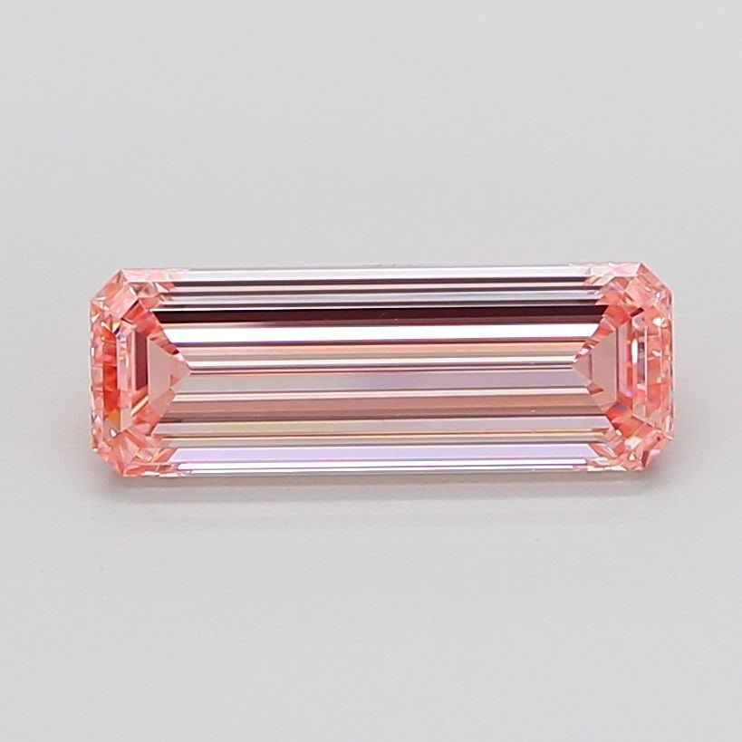 Loose Diamond - EMERALD 3.33ct Fancy Intense Pink VS1: Loose Diamond - EMERALD 3.33ct Fancy Intense Pink VS1 Source: This is a real non-mined Diamond that has been grown in a lab Shape: EMERALD Carats: 3.33 Color: Fancy Intense Pink Certification: IGI Vid