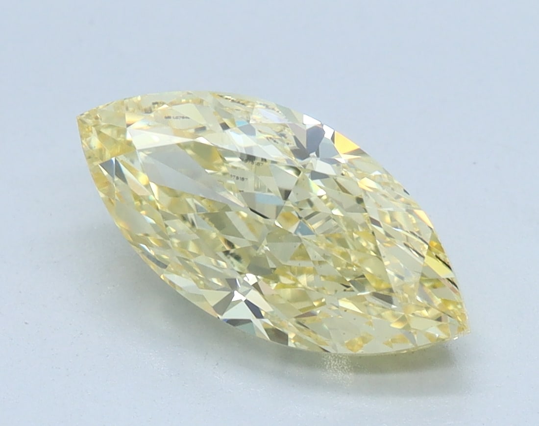 Loose Diamond - MARQUISE MODIFIED BRILLI 2.04ct YELLOW VS1 (1 of 1)
