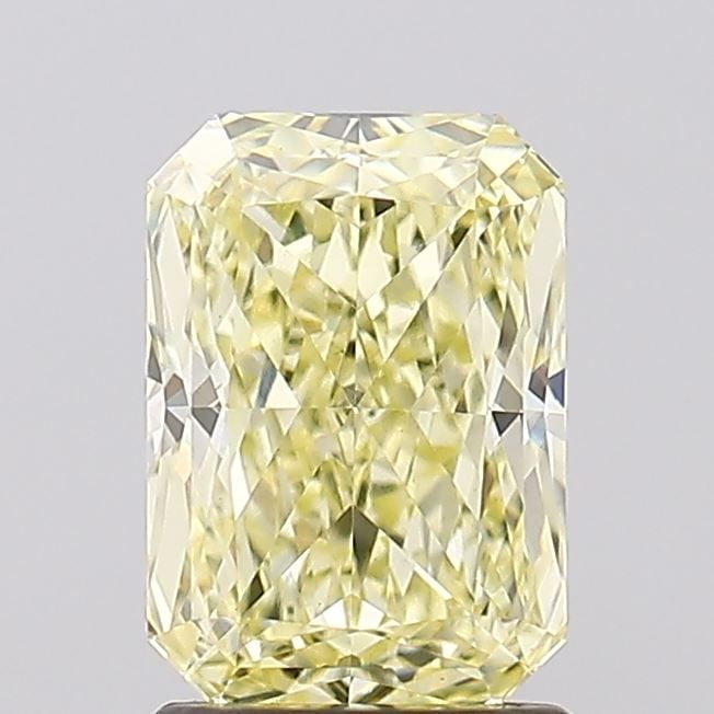 Loose Diamond - RADIANT 1.91ct Fancy Yellow VVS2: Loose Diamond - RADIANT 1.91ct Fancy Yellow VVS2 Source: This is a real non-mined Diamond that has been grown in a lab Shape: RADIANT Carats: 1.91 Color: Fancy Yellow Certification: IGI Video: