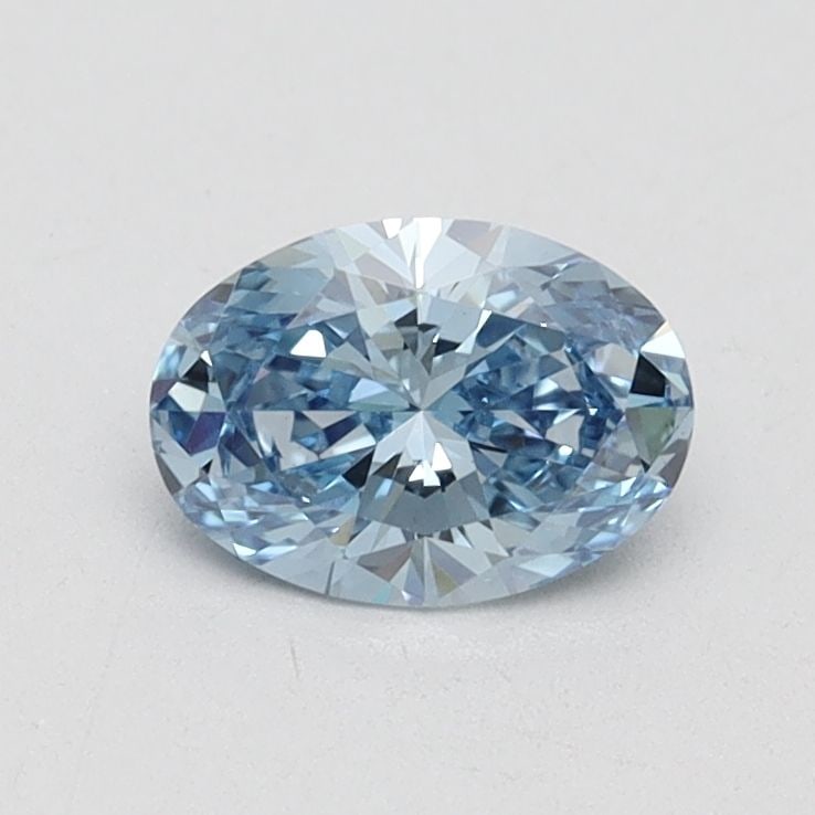 Loose Diamond - OVAL 0.6ct Fancy Vivid Blue VS1: Loose Diamond - OVAL 0.6ct Fancy Vivid Blue VS1 Source: This is a real non-mined Diamond that has been grown in a lab Shape: OVAL Carats: 0.6 Color: Fancy Vivid Blue Certification: IGI Video: