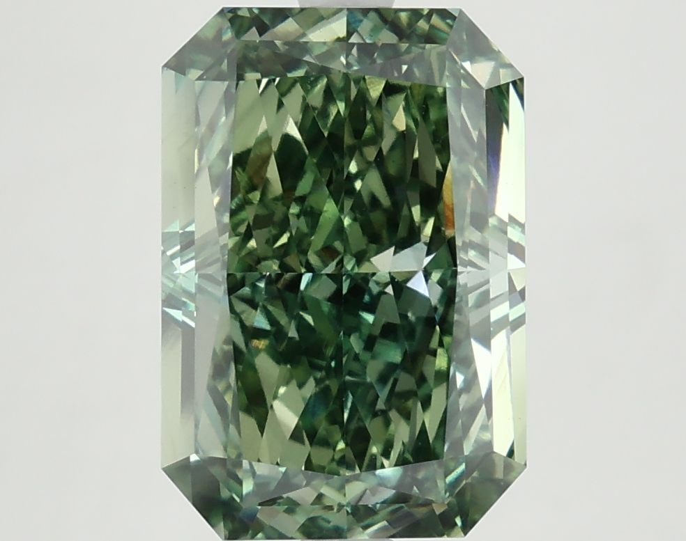Loose Diamond - RADIANT 5.6ct Fancy Vivid Green VS1 (1 of 1)