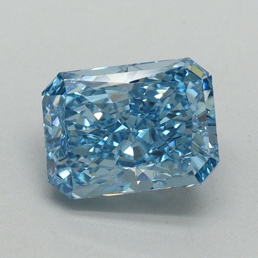 Loose Diamond - RADIANT 1.5ct Fancy Vivid Blue VS2: Loose Diamond - RADIANT 1.5ct Fancy Vivid Blue VS2 Source: This is a real non-mined Diamond that has been grown in a lab Shape: RADIANT Carats: 1.5 Color: Fancy Vivid Blue Certification: IGI Video: