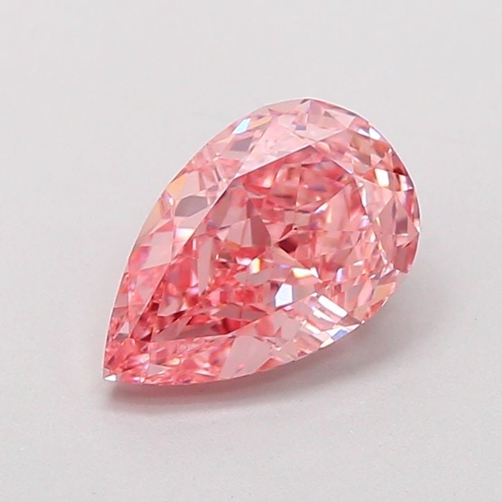 Loose Diamond - PEAR 1.54ct Fancy Vivid Pink VVS2: Loose Diamond - PEAR 1.54ct Fancy Vivid Pink VVS2 Source: This is a real non-mined Diamond that has been grown in a lab Shape: PEAR Carats: 1.54 Color: Fancy Vivid Pink Certification: IGI Video: