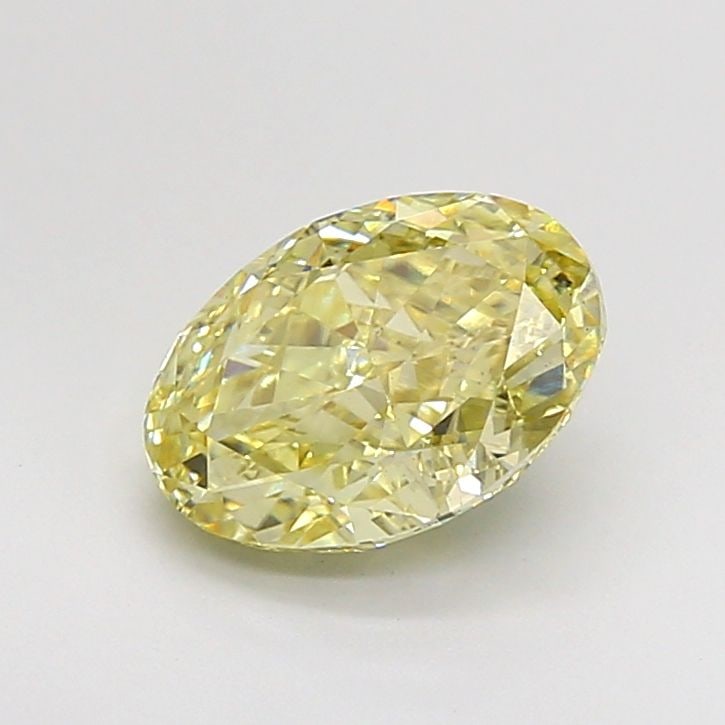 Loose Diamond - OVAL 2.07ct Fancy Intense Yellow VS2: Loose Diamond - OVAL 2.07ct Fancy Intense Yellow VS2 Source: This is a real non-mined Diamond that has been grown in a lab Shape: OVAL Carats: 2.07 Color: Fancy Intense Yellow Certification: IGI Video