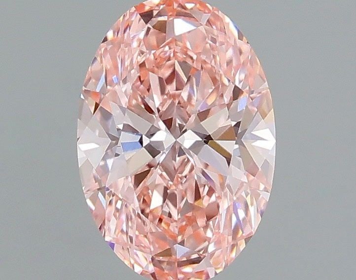 Loose Diamond - OVAL 1.31ct Fancy Vivid Pink VS1: Loose Diamond - OVAL 1.31ct Fancy Vivid Pink VS1 Source: This is a real non-mined Diamond that has been grown in a lab Shape: OVAL Carats: 1.31 Color: Fancy Vivid Pink Certification: IGI Video: