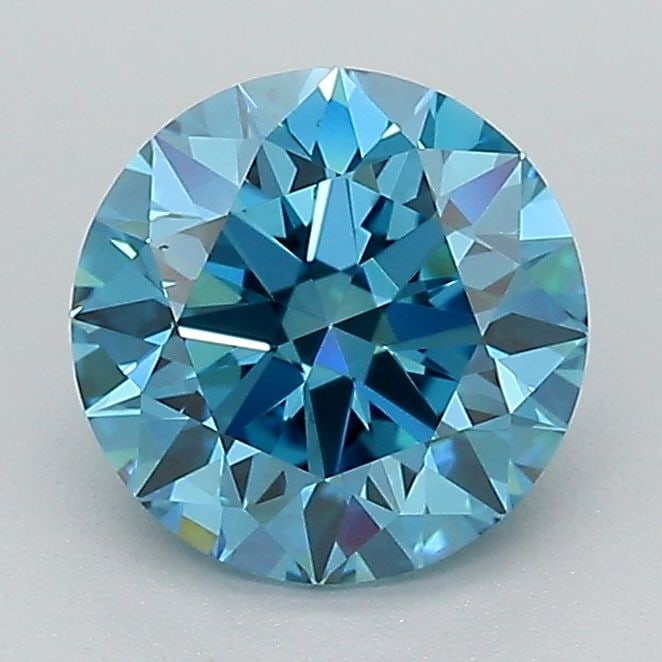 Ideal Loose Diamond - ROUND 1.51ct Fancy Vivid Blue VS2: Ideal Loose Diamond - ROUND 1.51ct Fancy Vivid Blue VS2 Source: This is a real non-mined Diamond that has been grown in a lab Shape: ROUND Carats: 1.51 Color: Fancy Vivid Blue Certification: IGI Video