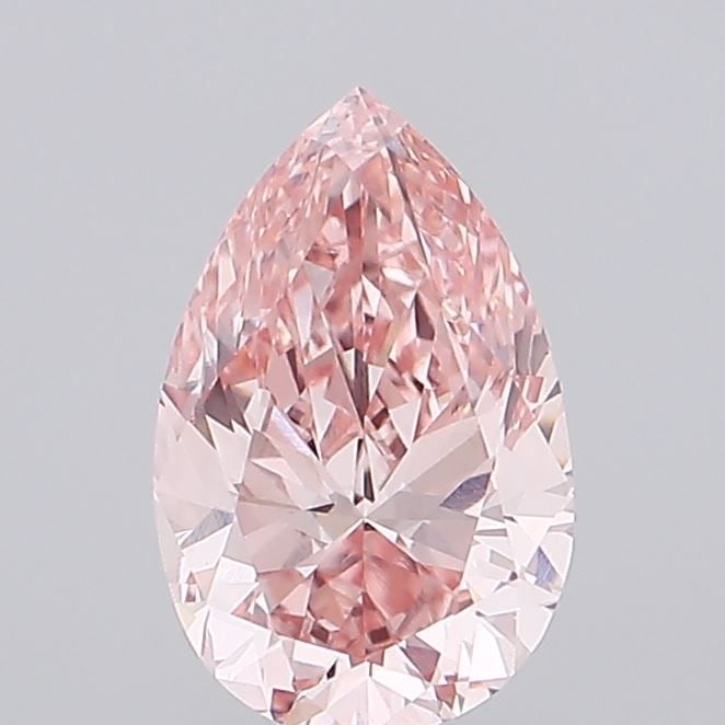Loose Diamond - PEAR 1.56ct Fancy Vivid Pink VVS2: Loose Diamond - PEAR 1.56ct Fancy Vivid Pink VVS2 Source: This is a real non-mined Diamond that has been grown in a lab Shape: PEAR Carats: 1.56 Color: Fancy Vivid Pink Certification: IGI Video: