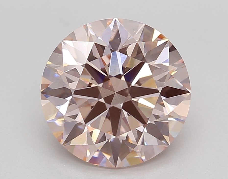 Loose Diamond - ROUND 3.12ct Fancy Pink VS2: Loose Diamond - ROUND 3.12ct Fancy Pink VS2 Source: This is a real non-mined Diamond that has been grown in a lab Shape: ROUND Carats: 3.12 Color: Fancy Pink Certification: IGI Video: