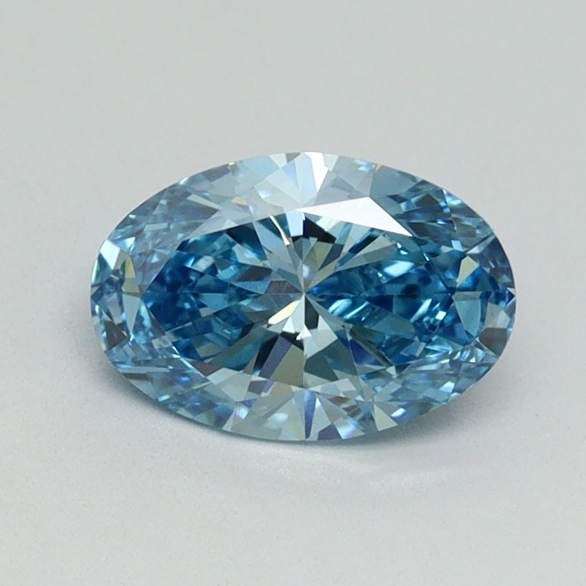 Loose Diamond - OVAL 1.02ct Fancy Vivid Blue VS1: Loose Diamond - OVAL 1.02ct Fancy Vivid Blue VS1 Source: This is a real non-mined Diamond that has been grown in a lab Shape: OVAL Carats: 1.02 Color: Fancy Vivid Blue Certification: IGI Video: