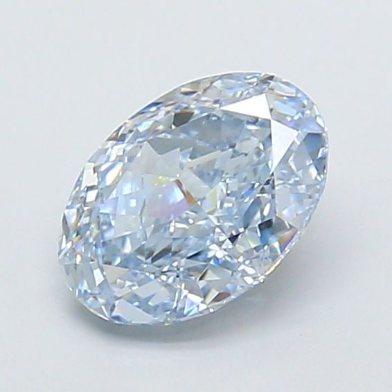 Loose Diamond - OVAL 1.73ct Fancy Intense Blue VVS1: Loose Diamond - OVAL 1.73ct Fancy Intense Blue VVS1 Source: This is a real non-mined Diamond that has been grown in a lab Shape: OVAL Carats: 1.73 Color: Fancy Intense Blue Certification: IGI Video: