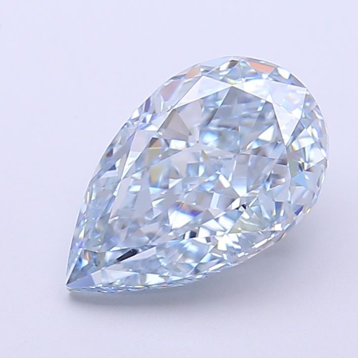 Loose Diamond - PEAR 2.72ct Fancy Intense Blue VS1: Loose Diamond - PEAR 2.72ct Fancy Intense Blue VS1 Source: This is a real non-mined Diamond that has been grown in a lab Shape: PEAR Carats: 2.72 Color: Fancy Intense Blue Certification: IGI Video: