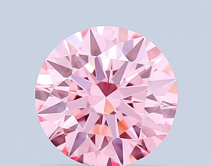 Ideal Loose Diamond - ROUND 0.73ct Fancy Vivid Pink VS1 (1 of 1)