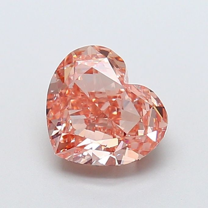 Loose Diamond - HEART 2.02ct Fancy Vivid Pink VS1: Loose Diamond - HEART 2.02ct Fancy Vivid Pink VS1 Source: This is a real non-mined Diamond that has been grown in a lab Shape: HEART Carats: 2.02 Color: Fancy Vivid Pink Certification: NONE Video:
